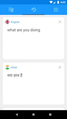 English To Hindi Translator android App screenshot 0